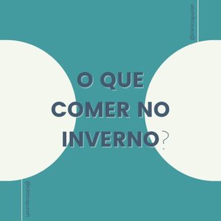 Você sabe quais as melhores opções de comidas para o inverno? 

Lembre-se que consciência limpa é também resultado de boas escolhas… ✨💨
