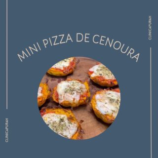 Mini Pizza de Cenoura🥕

• Uma ótima opção para não sair da dieta quando bate aquela vontade de pizza…
